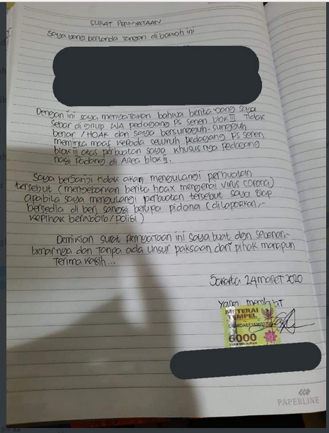 Permintaan Maaf