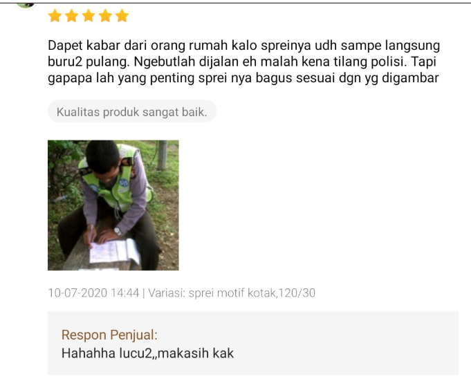 Komentar Ngakak Customer
