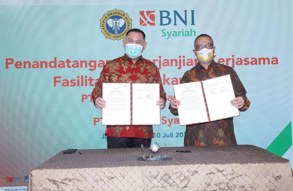 BNI Syariah Jalin kerja sama dengan Pupuk Iskandar Muda