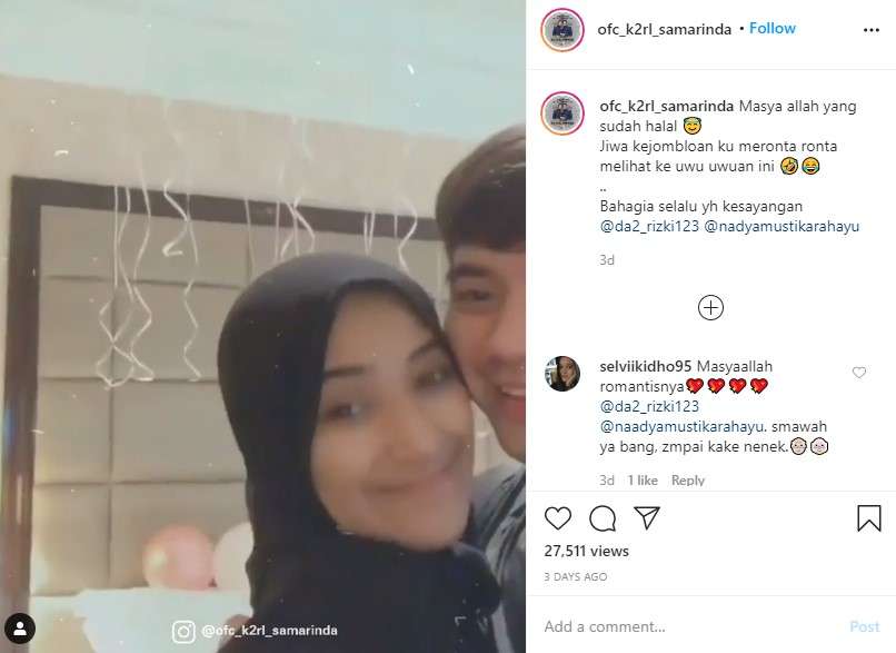 Rizky D'Academy Indosiar dan Istri