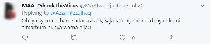 Termasuk sajadah legendaris