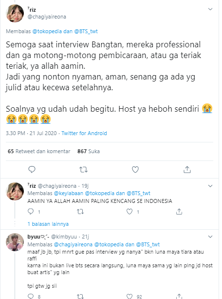 BTS Tokopedia