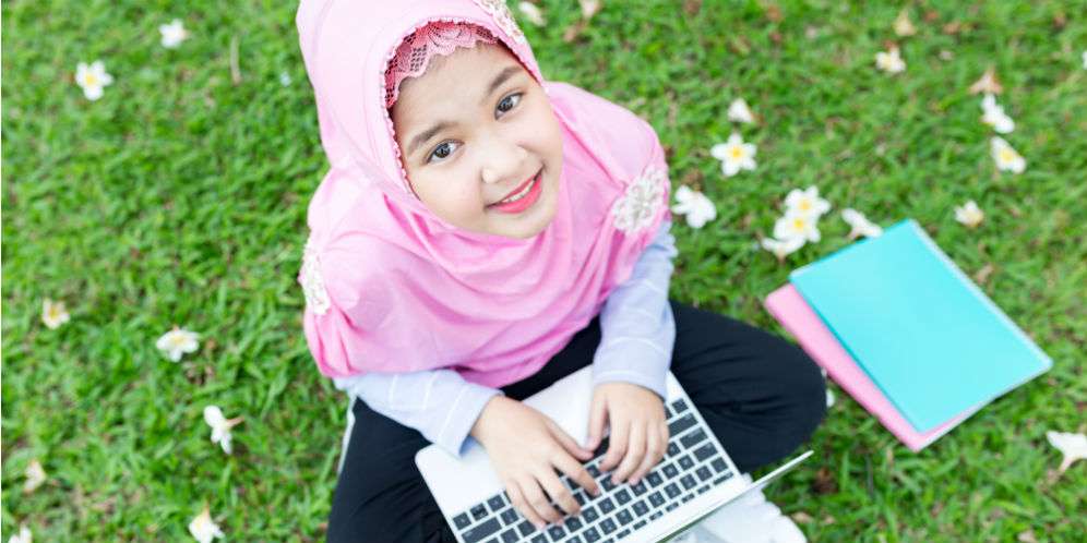 Ilustrasi Anak Hijab