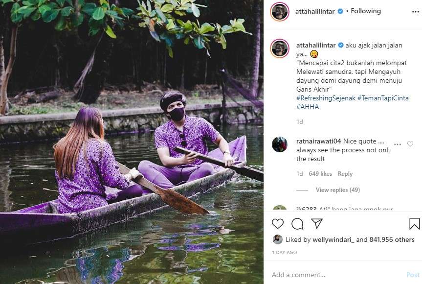 Atta Halilintar dan Aurel Hermansyah