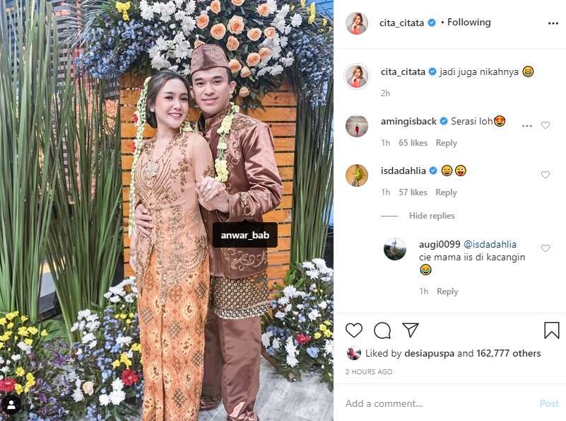 Cita Citata dan Anwar Sanjaya