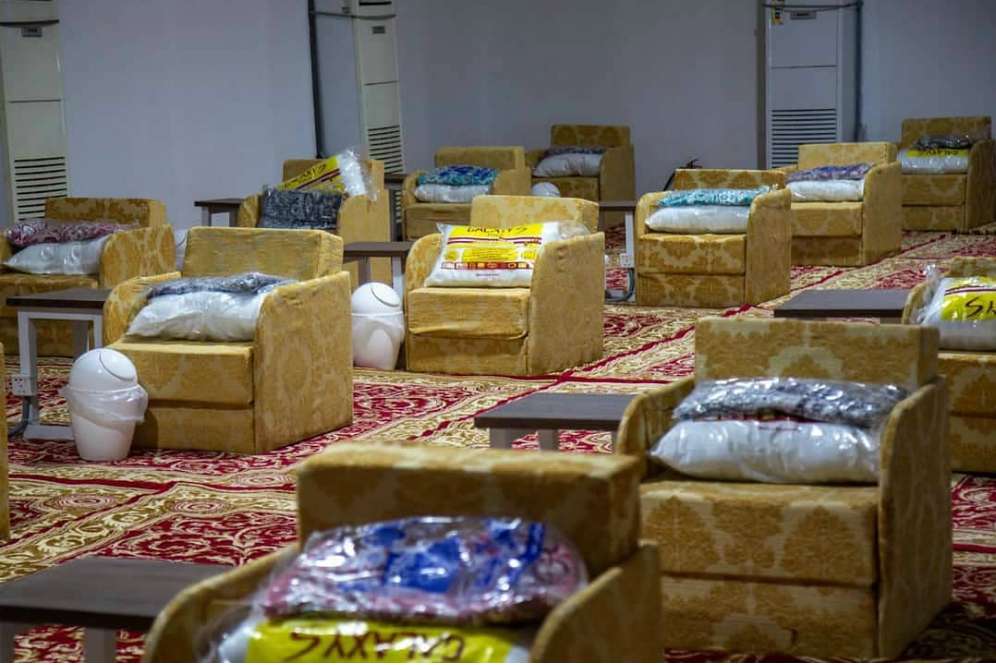 Fasilitas tenda jemaah haji di Mina