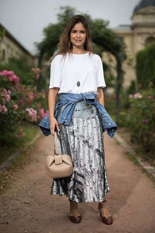 Sequin Skirt
