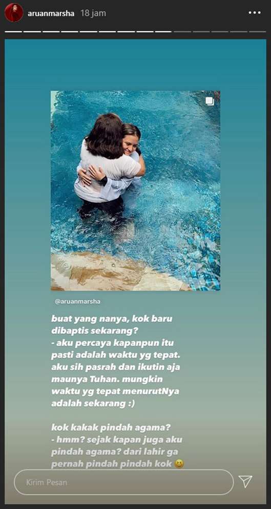 Insta Story Marsha Aruan