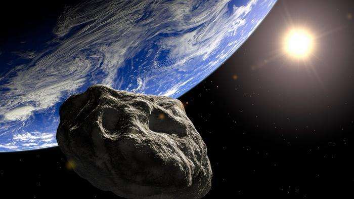 Asteroid menabrak bumi