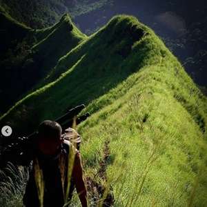 Lokasi Punggung Naga yang ekstrem di gunung Piramid