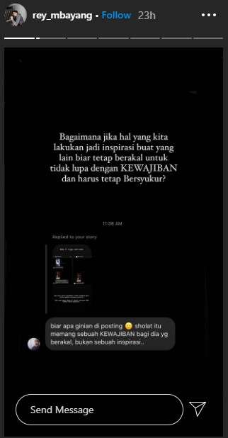 Unggahan Rey Mbayang