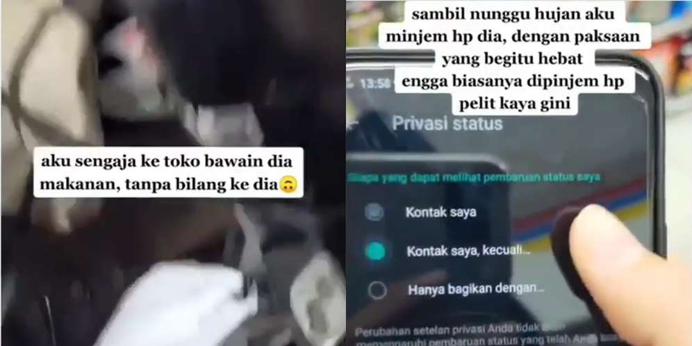 Wanita ini dikejutkan dengan perilaku pacarnya