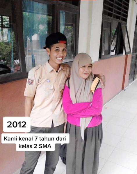 Kenal dan pacaran 7 tahun sejak 2 SMA.