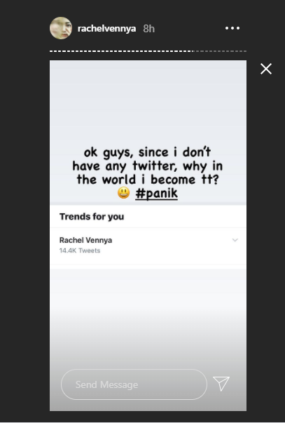 Rachel Vennya Sempat Heran dirinya jadi Trending