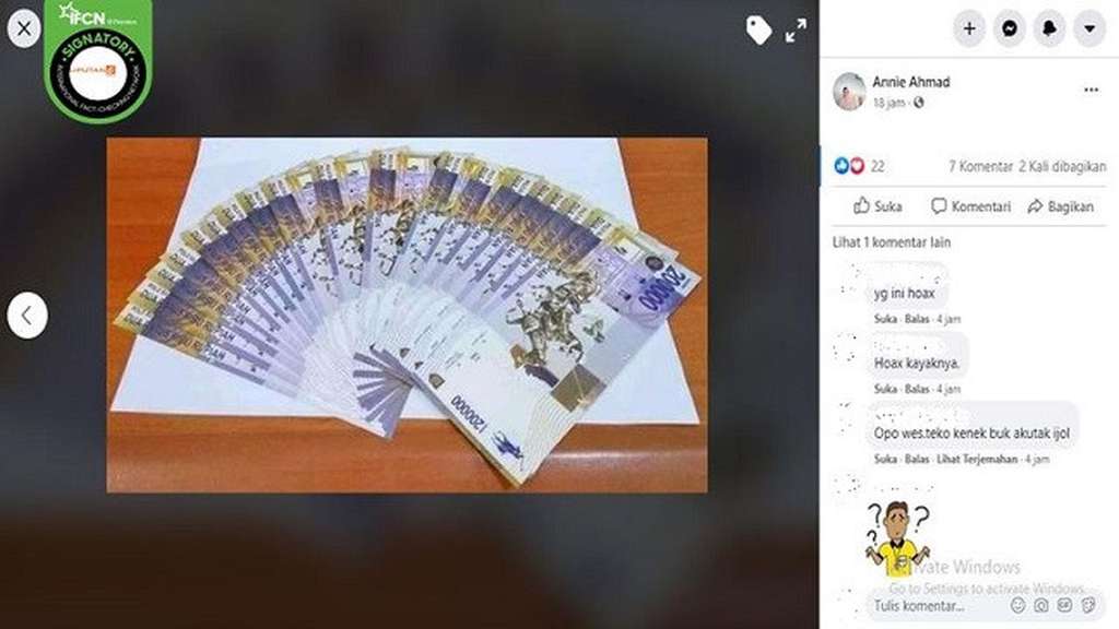 Unggahan Facebook