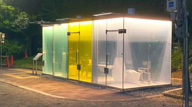 Toilet Transparan