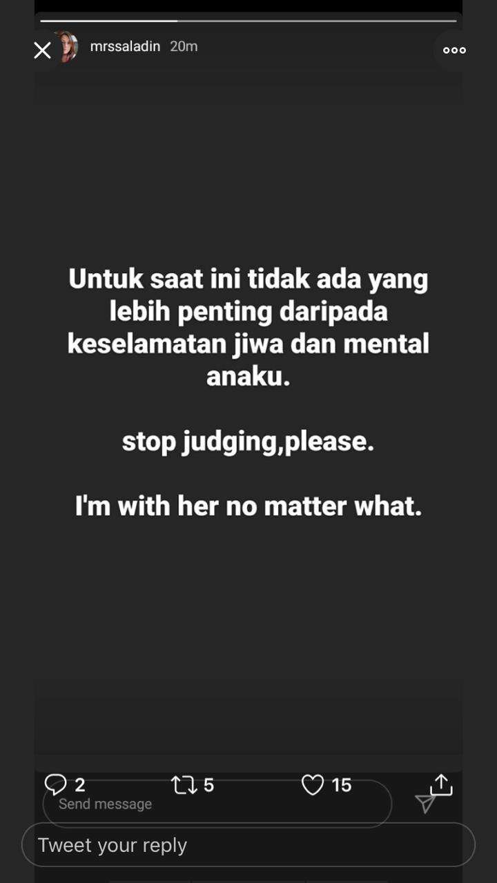 Unggahan ibunda Zara