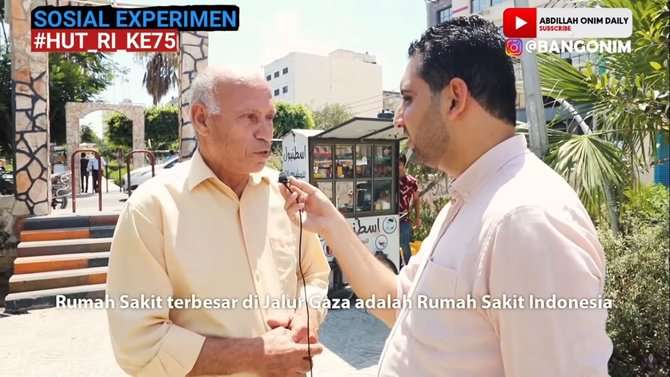 Sosial Eksperimen Warga Palestina