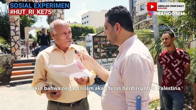 Sosial Eksperimen Warga Palestina