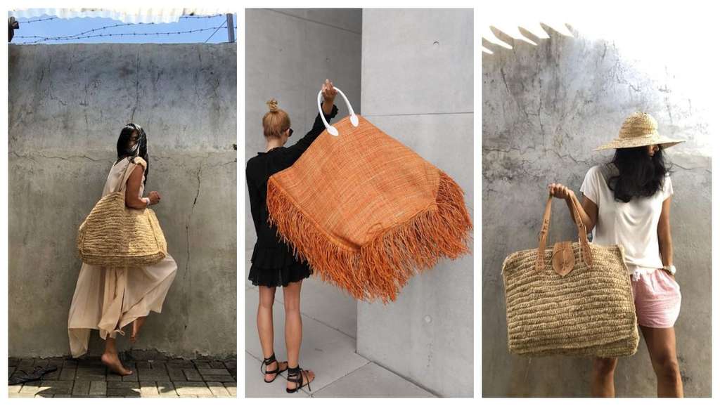 Oversized Straw Bags
