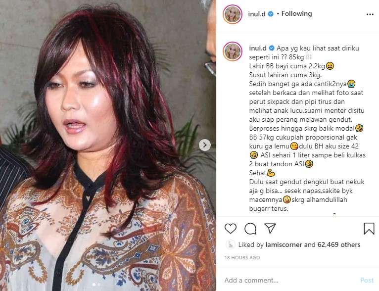 Inul Daratista (foto : @inul.d)