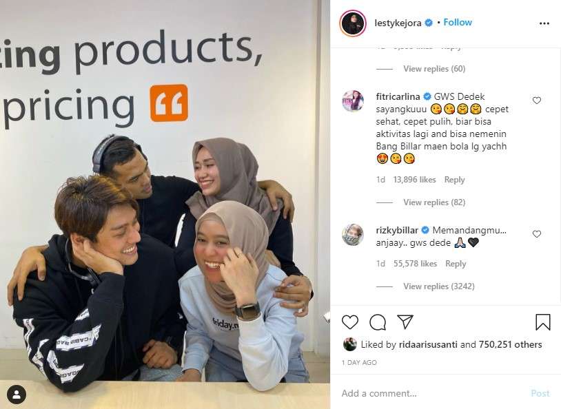 Lesty dan Rizky Billiar