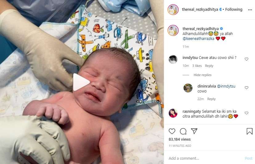 Anak Citra Kirana dan Rezky Aditya