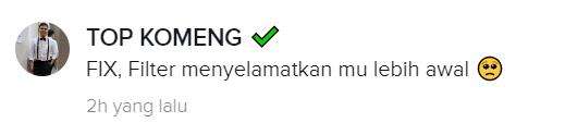 Filter penyelamat.