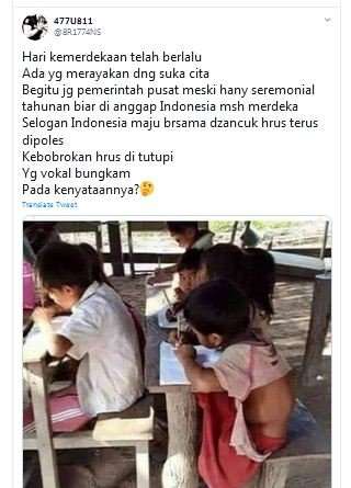 Unggahan Twitter