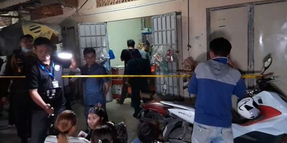 Kondisi Rumah kontrakan setelah diselidik polisi