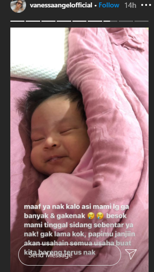 Vanessa Stok ASI demi buah hati