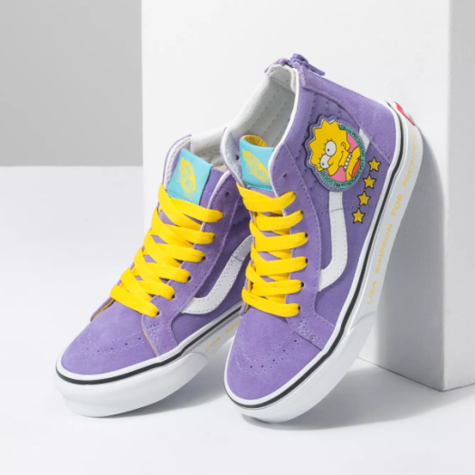 Vans x The Simpsons UY SK8-Hi Zip Lisa 4 Prez