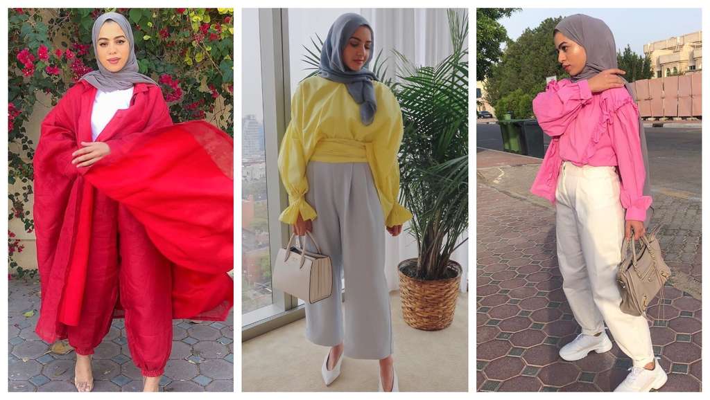 Tips Padu Padan Hijab Abu-abu