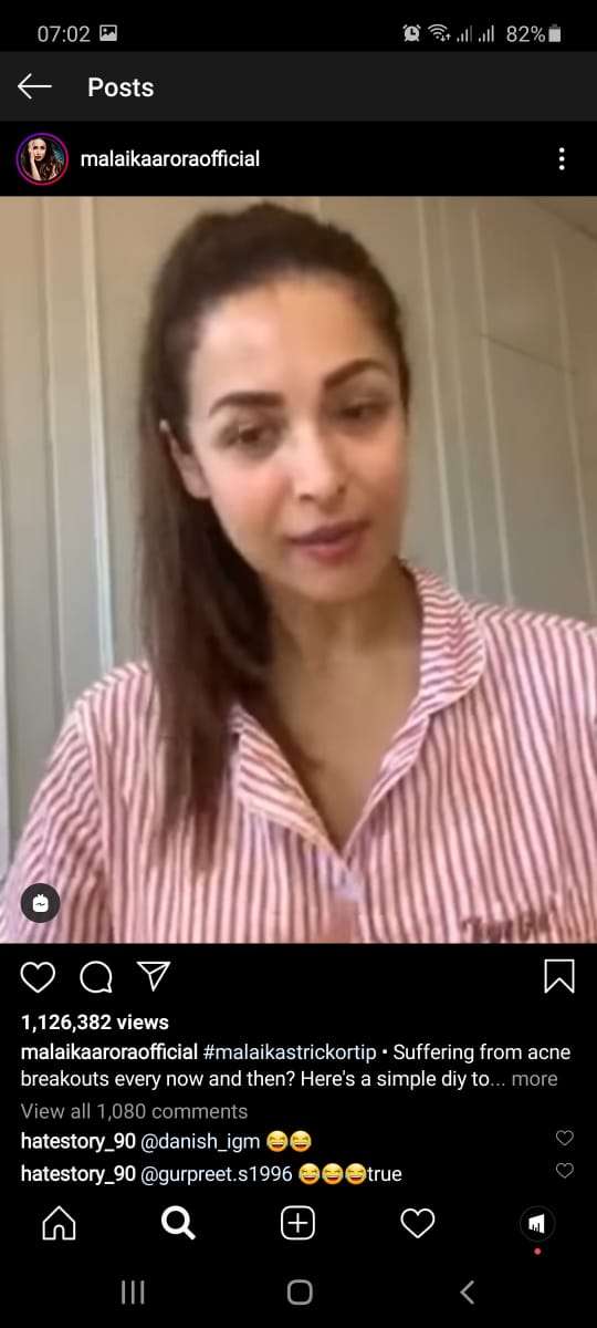 Konten Video Malaika Arora