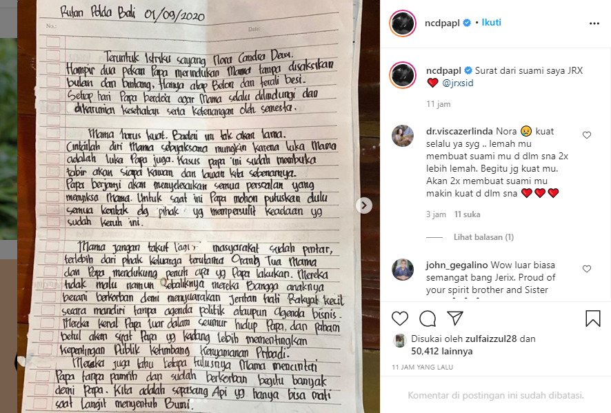 Surat dari Jerinx