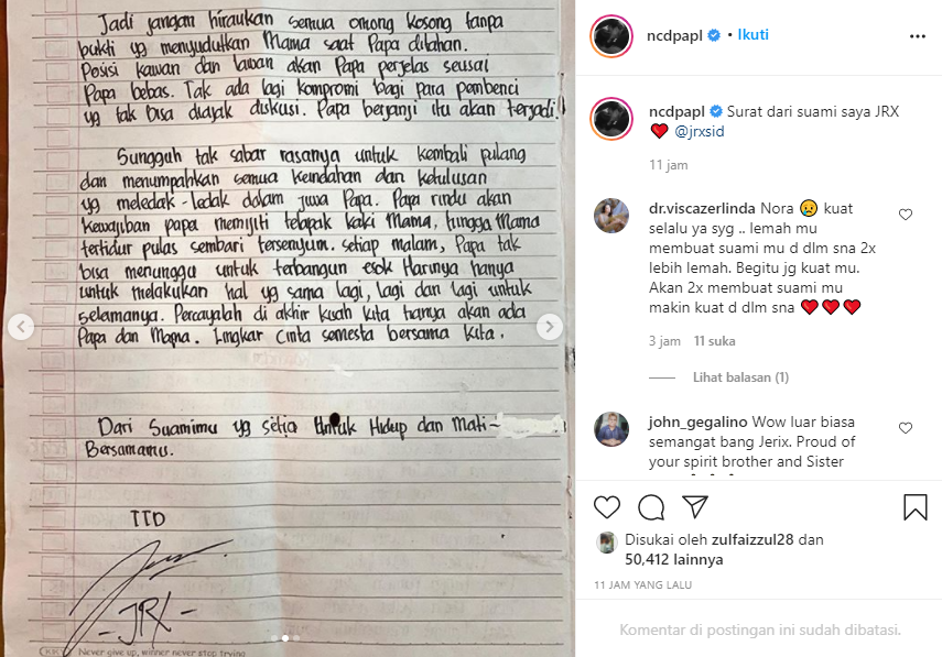 Surat dari Jerinx