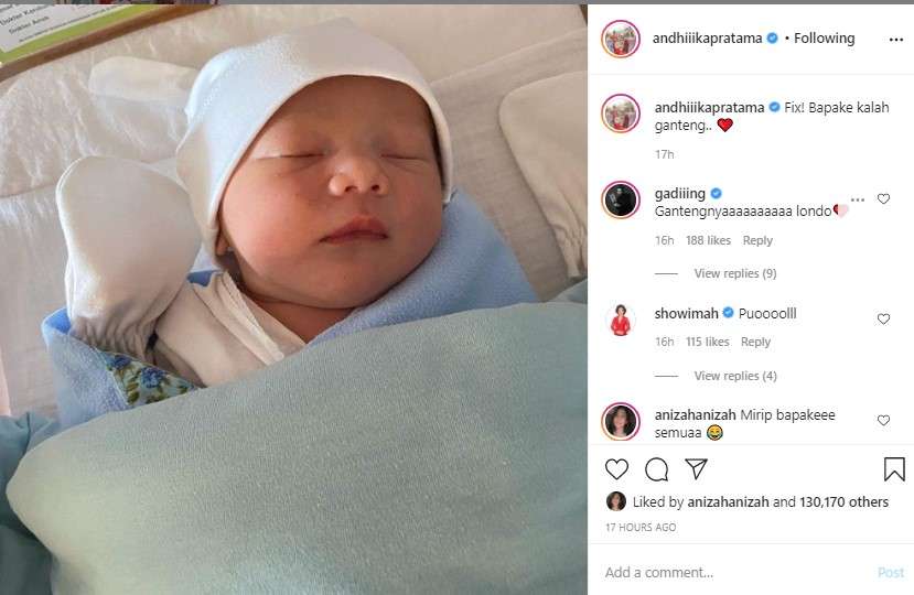 Anak bungsu Andhika Pratama