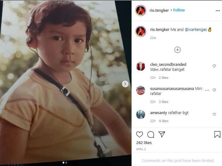 Masa kecil Rio tengker kaka Nagita Slavina