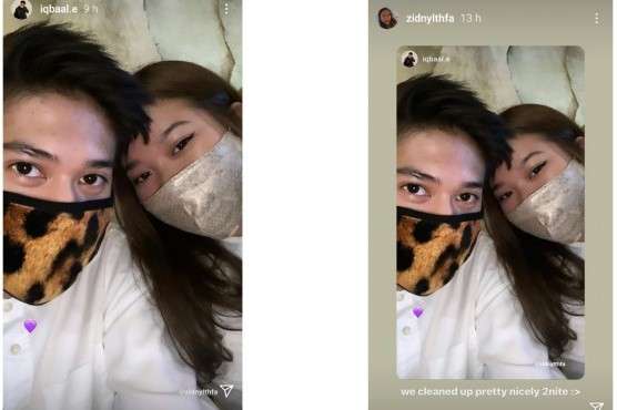 Iqbaal Ramadhan dan Zidny Lathifa