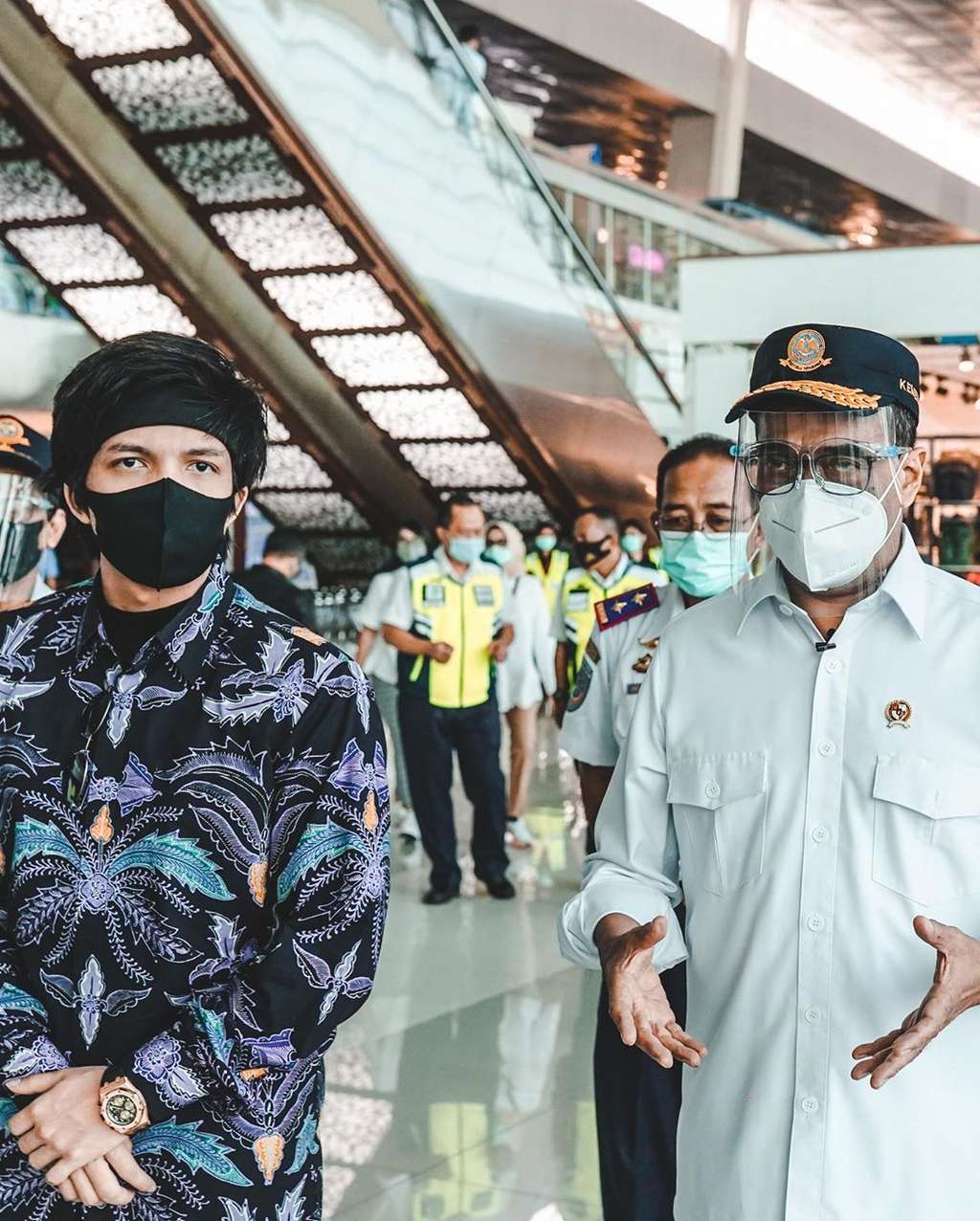 Atta Halilintar dan Menteri Perhubungan