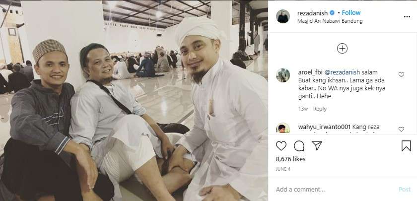 penampilan baru Reza eks Noah