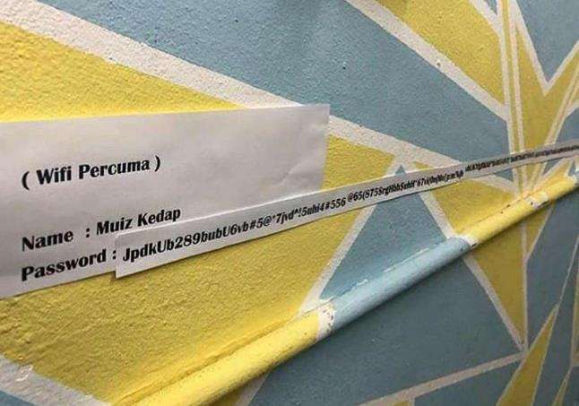 Password apa tali jemuran, panjang amir..
