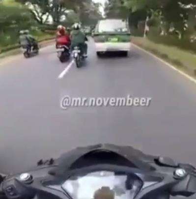 Lalu lintas terpantau ramai tapi lancar