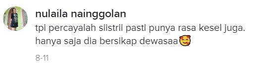 Tetap punya rasa kesal juga.