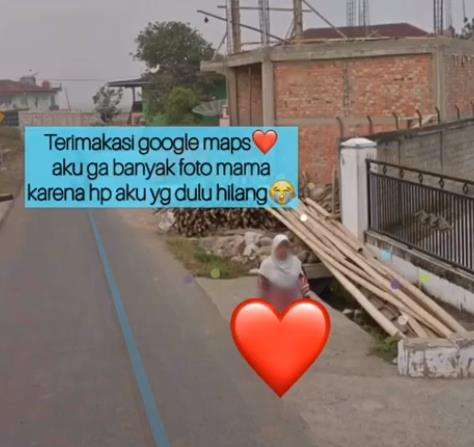 Bertemu dengan ibu di Google Maps.