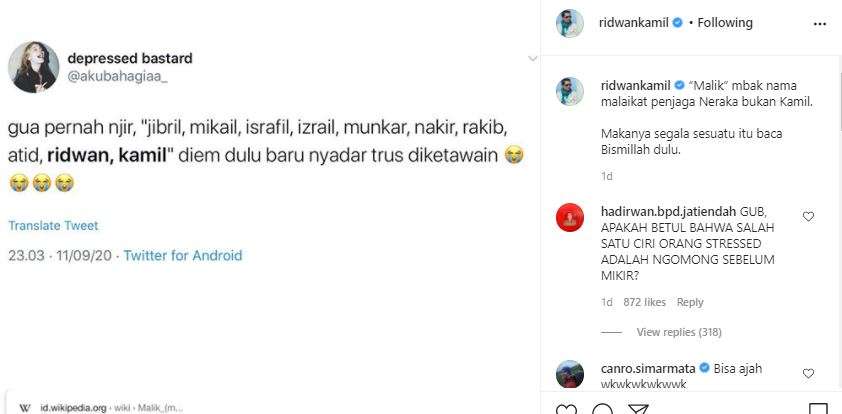 Unggahan RIdwan Kamil Unggahan RIdwan Kamil