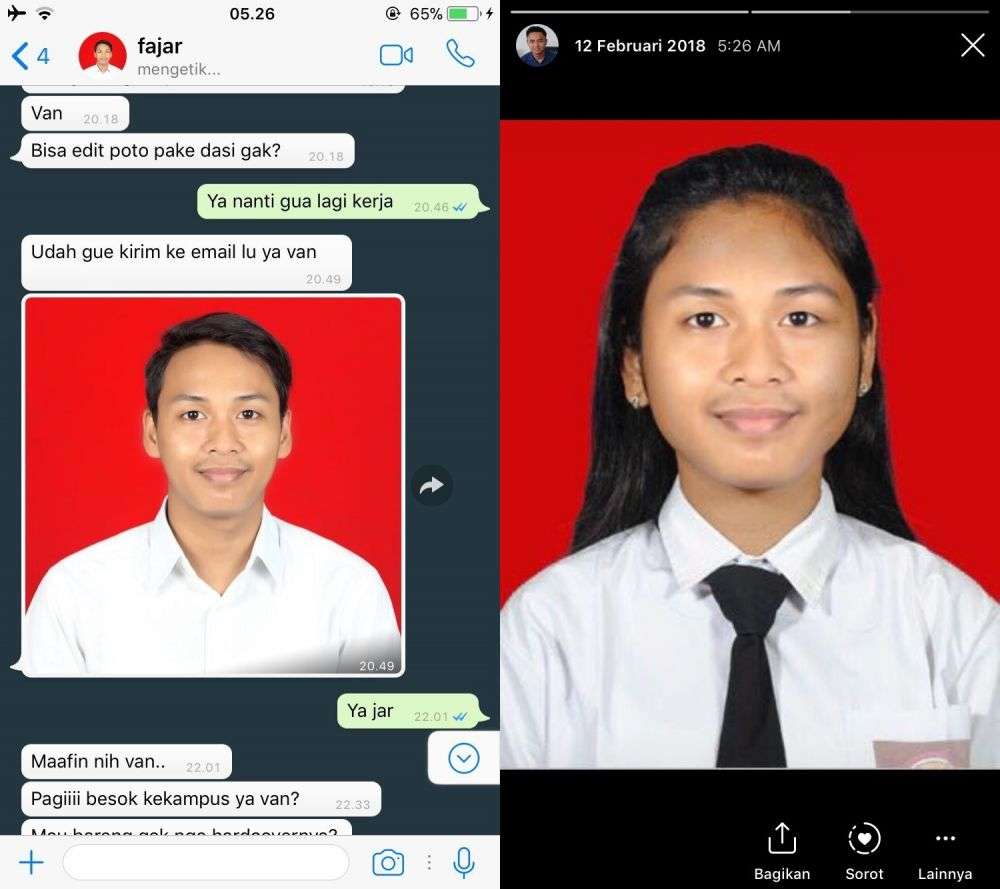Potret editan kocak netizen