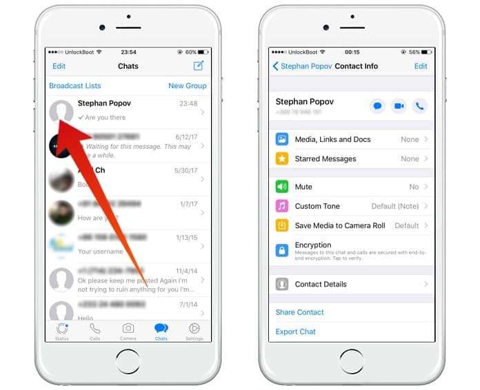 Tanda WhatsApp Diblokir