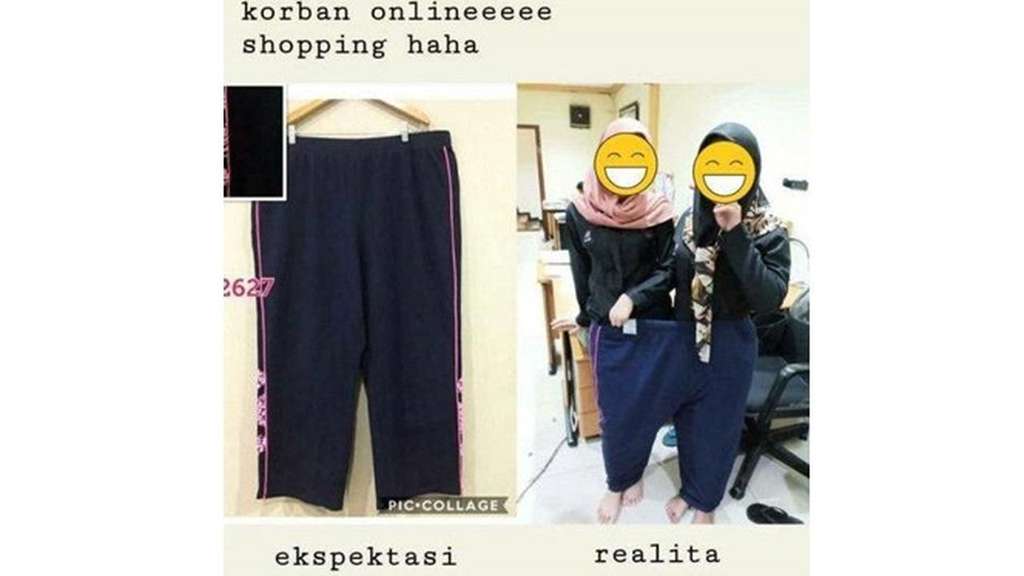 Momen apes belanja online