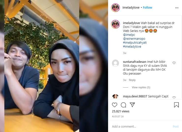 Imel Putri dan Reiner Manopo